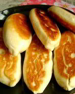 Пирожки жареные дрожжевые