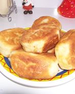 Пирожки жареные с картошкой и куриной печенкой