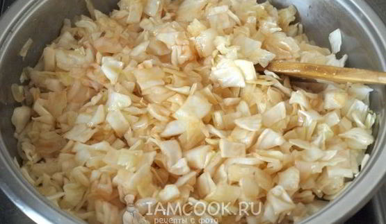 постные пирожки с капустой