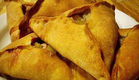 эчпочмак с мясом и картошкой