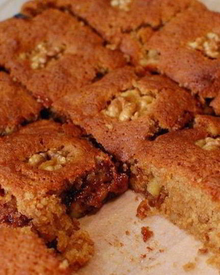 Рецепт апельсиновых брауни с грецкими орехами