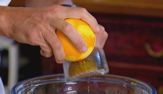 апельсиновые брауни с грецкими орехами