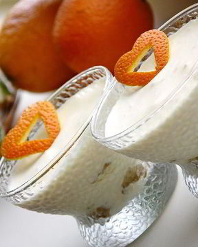 Апельсиновые мягкие пирожные