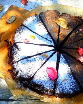 Безглютеновый брауни с бананом