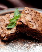 Брауни с горьким шоколадом