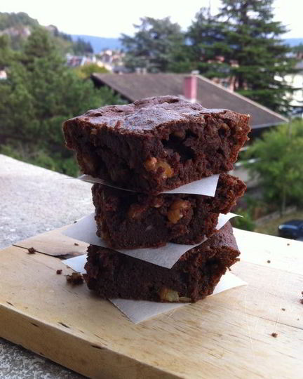 Рецепт брауни с миндалем