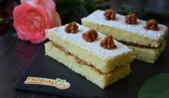 кокосовые пирожные со сгущенкой