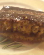 Маковые пирожные с шоколадно-медовой глазурью