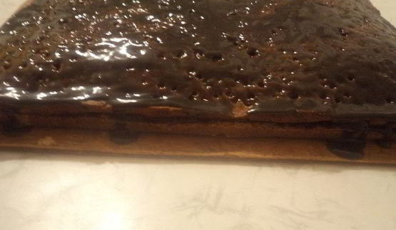 маковые пирожные с шоколадно-медовой глазурью