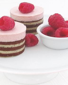 Малиновое пирожное