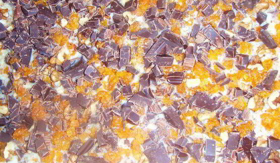 овсяные пирожные с шоколадом и орехами