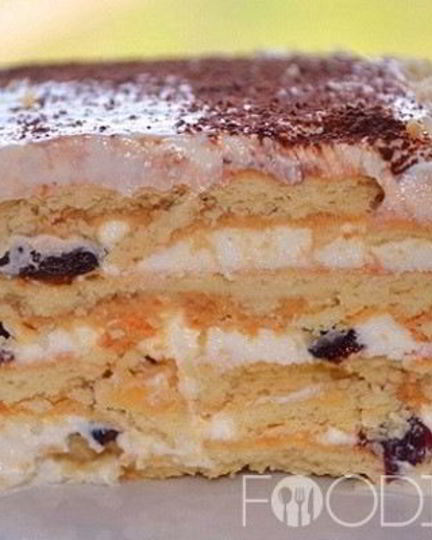Рецепт пирожного из печенья со сгущенкой