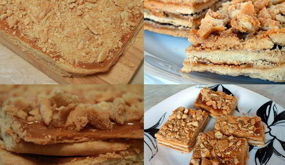 пирожное с вареной сгущенкой