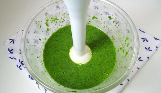 пирожное шпинат-малина