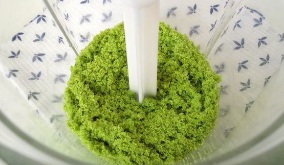 пирожное шпинат-малина