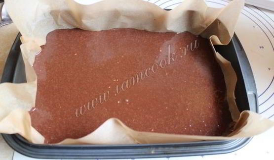 шоколадно-банановые пирожные