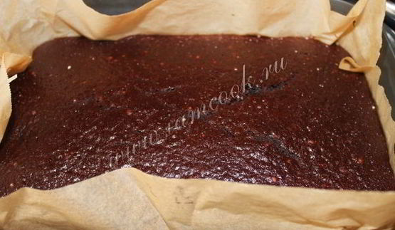 шоколадно-банановые пирожные