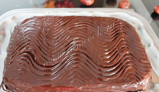 шоколадно-банановые пирожные