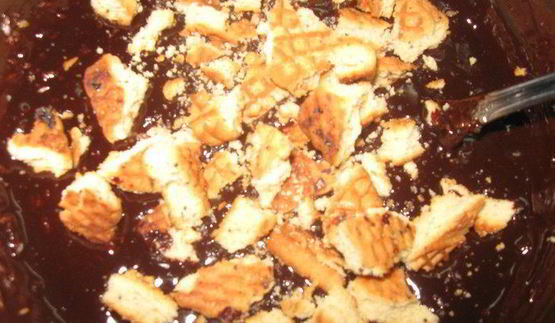 шоколадно-кокосовые пирожные