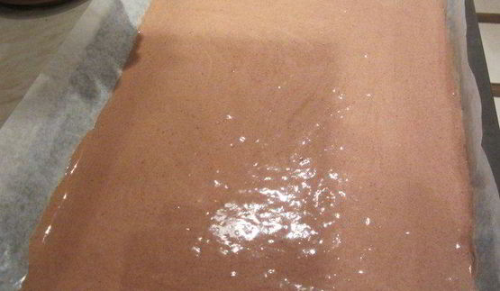 шоколадное медово-апельсиновое пирожное