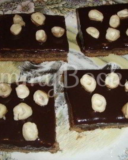 Рецепт шоколадного пирожного с орехами