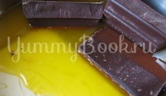 шоколадные брауни на манке с миндалем