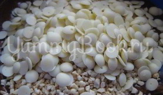 шоколадные брауни на манке с миндалем