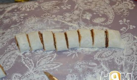 слоеное пирожное баунти