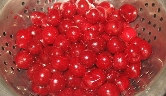 творожные пирожные с вишней