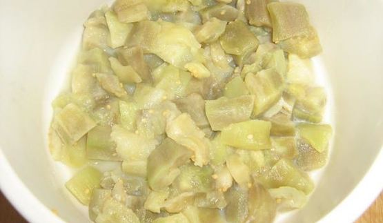 заварные пирожные с кремом из баклажан