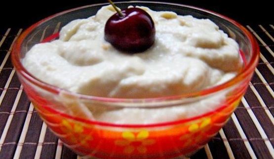 заварные пирожные с кремом из баклажан