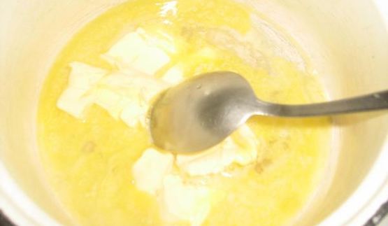 заварные пирожные с кремом из баклажан