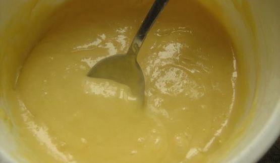 заварные пирожные с кремом из баклажан