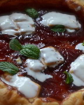 Детская сладкая пицца