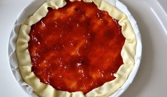 детская сладкая пицца