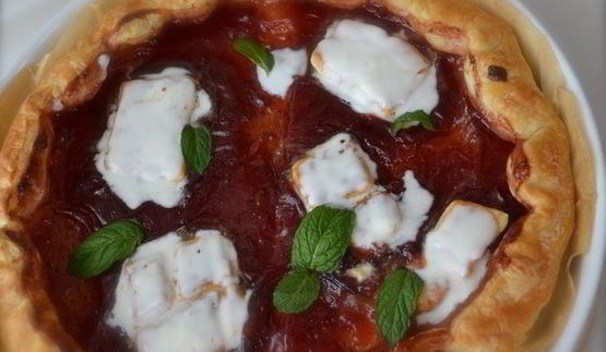 детская сладкая пицца