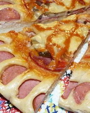 Домашняя пицца с вкусным краешком