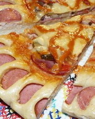 Домашняя пицца с вкусным краешком