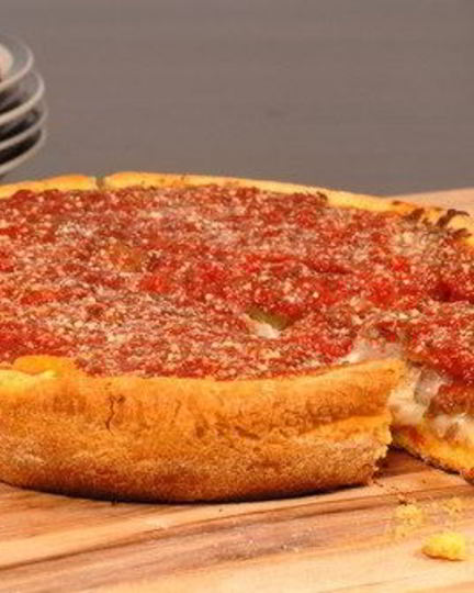 Рецепт фаршированной пиццы по-чикагски