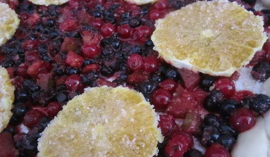 фруктово-ягодная пицца