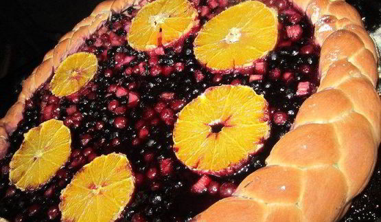 фруктово-ягодная пицца