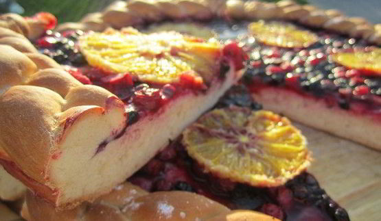 фруктово-ягодная пицца