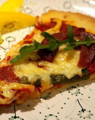 Легкая пицца