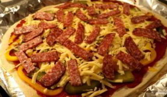 легкая пицца