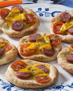 Мини-пицца домашняя