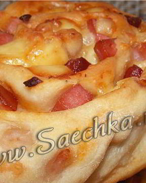 Мини-пицца из дрожжевого теста