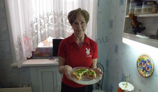 пицца без теста на курице