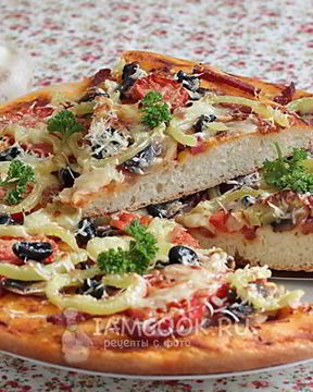 Пицца домашняя