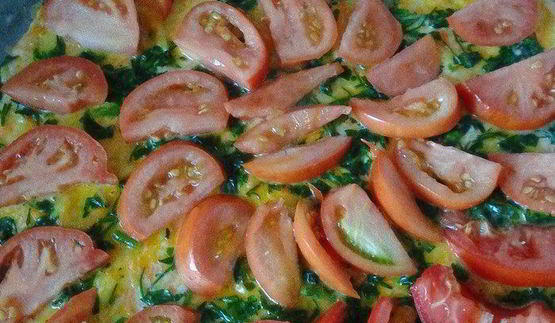 пицца из тыквы с курицей