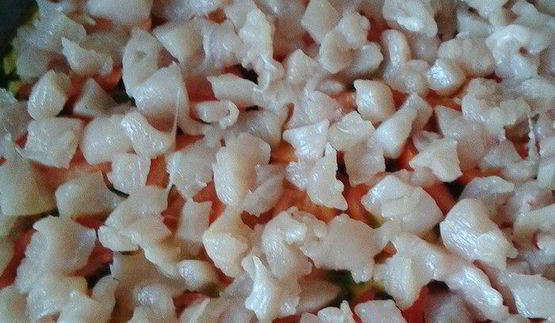 пицца из тыквы с курицей